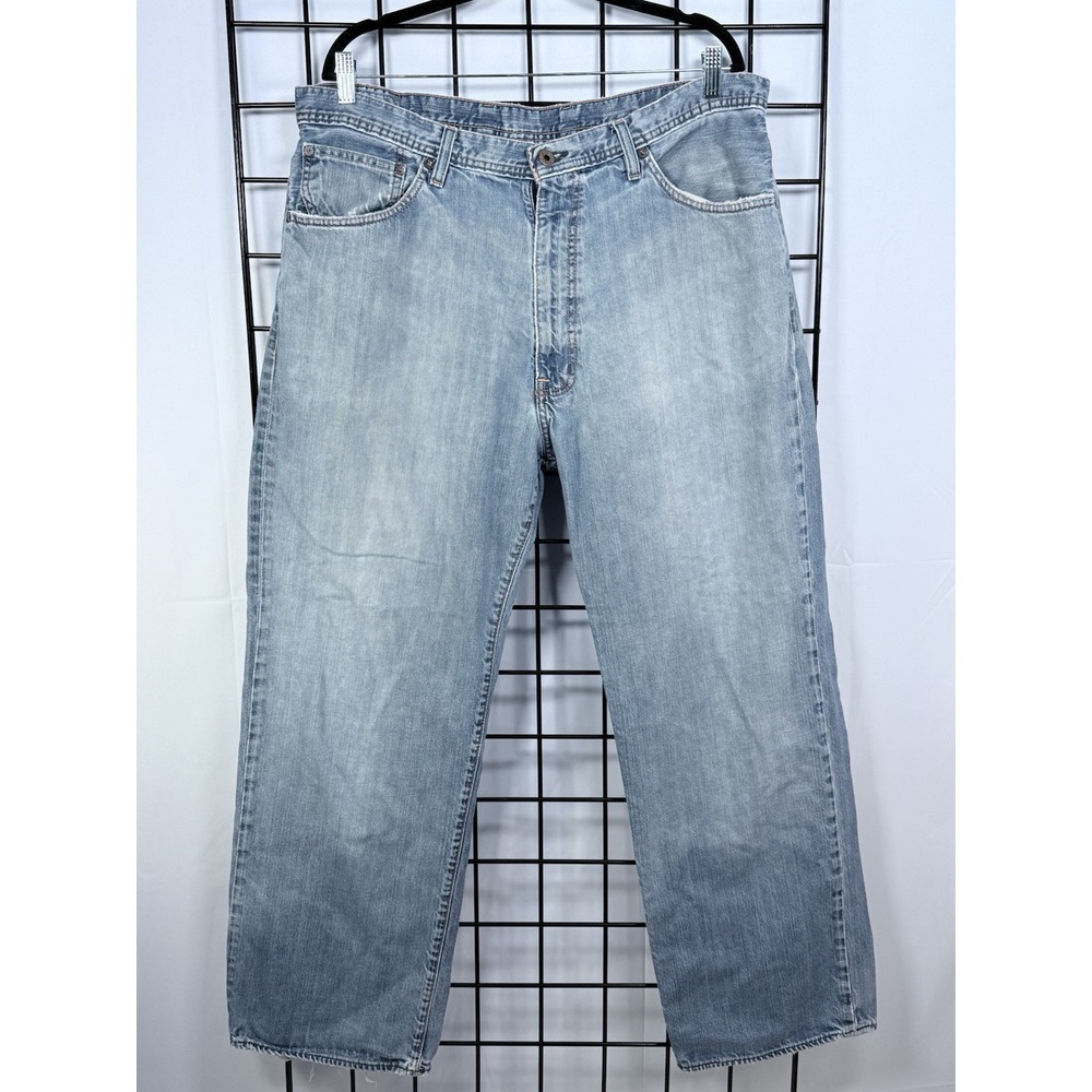 Y2K‎ Ralph Lauren Polo Jeans Co. Denim Mens 38x32 Medium Wash Thrashed Loose Fit